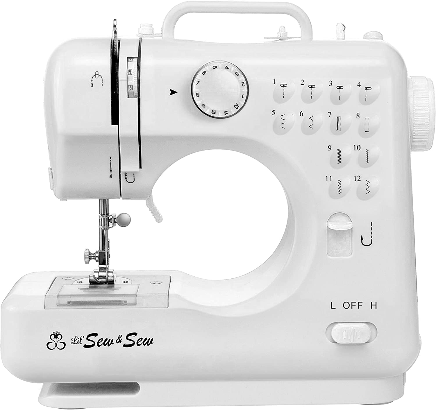 MICHLEY LSS-505+ Desktop 12-Stitch Sewing Machine